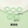 Anillo Abierto de Cierre de Primavera Pintado de Colores Accesorios para Joyería DIY Llavero Cadena para Teléfono Colgador de Bolso Anillo de Resorte