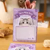 Notas Adhesivas con Forma de Gato Lindo de Dibujos Animados Notas Adhesivas de Alto Valor para Estudiantes Planificador de Mensajes Notas Adhesivas Reutilizables