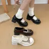 Zapatos Mary Jane con Cuadros Patchwork Encaje y Moño Estilo Lindo para Mujer 2026 Otoño Nuevos Zapatos Pequeños de Cuero Estilo Universitario