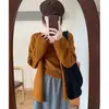 Conjunto de dos piezas de cárdigan de punto suave y holgado estilo coreano y camiseta, nuevo producto de primavera y otoño, suéter elegante, suave y juvenil