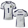 Camiseta Anime Blue Lock Verão Unissex Blue Lock Desenho Camisa de Treino de Futebol Camiseta Time de Futebol Adulto Infantil