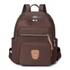 Mochila Feminina Grande Capacidade Sensação de Alto Padrão Simples Moda Feminina Mochila Escolar 2025 Nova Viagem Tecido de Nylon Mochila