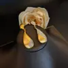 Pendientes de diamante de gota de agua largos de alta gama diseño femenino nicho retro simple moda joyería para el día a día venta al por mayor