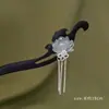 Pasador de Madera Nuevo Estilo Chino Pasador de Pelo Estilo Antiguo Pasador de Pelo para Mujer Alta Calidad Sentido de Suzuki Orquídea Estilo Nacional Combinación Falda de Cara de Caballo Pelo Pasador de Pelo