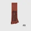 Nuevos Calcetines de Yoga para Mujer, Calcetines Antideslizantes Profesionales de Pilates hasta la Pantorrilla, Calcetines Deportivos de Fitness para Danza de Cinco Dedos, Calcetines para el Suelo