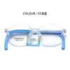 Marco Redondo de Moda Tr90 Marco para Miopía Juego de Gafas para Niños Ultra-Ligero Zc001 Marco de Gafas de Silicona Danyang Venta al por Mayor