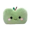 Linda Almohada de Manzana Verde Cojín para Asiento de Oficina Soporte Lumbar para Estar Sentado Mucho Tiempo Cojín de Sofá Soporte Lumbar para Coche Respaldo