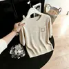 Top de punto elegante para mujer otoño/invierno 2026 con mangas tres cuartos, moderno y chic