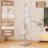 Perchero de Madera Maciza de Pie Perchero para Abrigos Dormitorio Hogar Perchero Simple Vertical de Madera de Haya Barra para Colgar Ropa Interior Estante para Bolsos