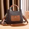 Bolsas para Mulheres 2025 Nova Pu Versátil Bolsas de Mão de Grande Capacidade Bolsa de Ombro Transversal Feminina Bolsa Balde Feminina Transfronteiriça