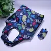 Bolsa de Compras Criativa Portátil para Celular Rpet Poliéster Estilo Coreano Tecido Estampado para Armazenamento Bolsa Dobrável Personalizada