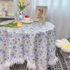 Mantel de Encaje Floral Estilo Celebridad de Internet Paño para Escritorio de Chica de Terciopelo Estudiante Tela de Fondo para Fotos