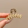 Grampo de Garra Pequeno para Cabelo Meio Preso Primavera e Verão para Mulheres 2026 Novo Estilo Grampo de Cabelo de Alta Qualidade Pequeno Grampo de Tubarão Acessório de Cabelo para a Parte de Trás da Cabeça