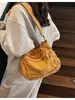 Transfronterizo 2025 Nueva Bolsa de Lona Simple Casual para Mujer Primavera Versátil Bolsa de Hombro Gran Capacidad Moderna Bolsa Cruzada