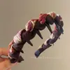 Peine Dientes Suave Versátil Diadema Antideslizante para Mujeres Uso Diario Pinza para el Pelo Corona Alta Diadema Accesorio para el Cabello Nuevo Estilo Otoño e Invierno 2025