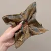 Elástico de cabelo com laço de renda francesa, scrunchie oversized, estilo casual, acessório de cabelo para coque elegante, faixa de cabelo, elástico de cabelo grande para mulheres