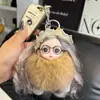 Pingente de Chaveiro Pelúcia Barbie Bola de Pelo de Raposa Chaveiro Exclusivo Moda Pequeno Pingente para Bolsa Acessórios