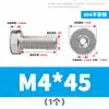 Tornillos Huecos de Acero Inoxidable 304 con Cabeza Delgada y Hexágono Interno, Tornillos Huecos de Escape al Vacío, Tornillos Pasantes Din7984