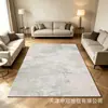 Alfombra Moderna Minimalista Abstracta para Sala de Estar, Área Grande, Cachemir Sintético, Lavable, Lavable a Máquina, Felpudo Antideslizante