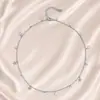 Collar de estrella de cinco puntas popular entre mujeres, joyería transfronteriza europea y americana, collar de estrella de circonita simple