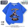 Poppy Playtime 1006 Protótipo Top Capítulo 5 Camiseta Infantil Roupas de Verão Manga Curta para Meninos e Meninas