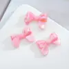 Agujero Recto Chapado Color Macarrón Agujero Vertical Corbata de Moño DIY Joyería con Cuentas Colgante para Coche Llavero Cadena para Teléfono Decoración