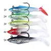 Hengjia Popular Señuelo de Pesca Recubierto de Plomo 11.5g 19.8g Señuelo Blando de Cola en T Señuelo Hundido para Pesca en Hielo