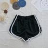 Shorts esportivos casuais coreanos rosa femininos, calças de pijama soltas e confortáveis para o verão, uso externo, calças quentes de cintura alta, comércio exterior