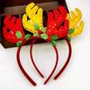 Nova tiara de galhos de veado adereços de performance de Natal crianças adulto vendendo acessórios de cabelo fofos acessórios de cabelo de galhos de veado com lantejoulas grampo de cabelo