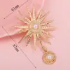 Nuevo Flor de Perla Incrustada de Diamantes Accesorios para Ropa Colgante de Gema Flor Divina Accesorios para Fundas de Teléfono Móvil Joyería DIY para Mujeres