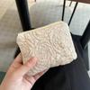 Monedero pequeño Ins con estampado de lápiz labial, bolsa cosmética, bolsa menstrual para niñas, mini almacenamiento, tela, cremallera, bolsa cosmética