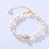 Pulsera de perlas de nicho de temperamento de moda al por mayor ins celebridad de Internet de Corea del Sur pulsera pulsera estilo Chanel geométrica irregular