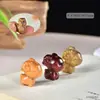 Sándalo Verde y Palosanto Tallados Dibujos Animados Mascota Linda Accesorios Hechos a Mano DIY Colgante para Pulsera Cuentas Espaciadoras Accesorios para Teléfono