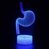 Luz Noturna 3D Transfronteiriça Acrílico Criativo Gestos do Corpo Humano Enfeites Luminária de Mesa Base Rachada Luz Noturna Colorida por Toque