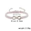 Pulsera de la suerte de 8 caracteres más vendida transfronteriza, pulsera ajustable hecha a mano, juego de dos para parejas y amigos