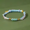 Pulseiras de Corda Colorida do Festival do Barco-Dragão, Pulseiras Trançadas Artesanais Estilo Étnico para Adultos, Crianças e Bebês, Pulseiras de Saquinho de Zongzi Pequeno Atacado