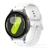 Para Galaxy watch7654 correa de silicona color hebilla costura de onda liberación rápida 20mm universal Huawei Samsung