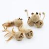 Suministros para Mascotas de Venta Caliente Transfronterizos: Juguetes de Sisal para Gatos, Juguetes para Gatos con Cascabeles, Juguetes de Autoentretenimiento, Ratones de Cuerda de Cáñamo