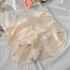 Cintura de Homem Pequeno Silver Ion Ice Silk Underwear Cintura Alta Feminina Levantamento de Quadril Dobra Bordado Sem Traços Antibacteriano Lace Meninas Cuecas