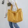 Bolsa de Lona Feminina 2022 Estilo Japonês Bolsa de Grande Capacidade Bolsa Tote Simples Bolsa Feminina Bolsa de Ombro Bolsa de Mão Bolsa de Tecido