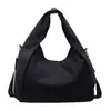 Design Casual e Despojado, Bolsa de Ombro Transversal de Tecido de Nylon Impermeável de Grande Capacidade, Bolsa Tote de Lona Leve para o Dia a Dia Feminino