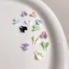 Accesorios para Uñas con Forma de Moño Moño Simple de Resina Moño Pequeño Estéreo Estilo Japonés Accesorios Desgastables para Uñas DIY