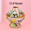 [Serie Chengdu] Imanes de Refrigerador de Madera 3D con Epoxi Tendencia Nacional Souvenirs Culturales y Creativos Regalos