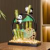 Adornos de Pintura de Arena Panda Ascendente Completos de Behanmei para Amigos, Niños y Compañeros de Clase Decoración Suave para la Entrada del Hogar
