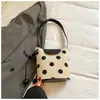 Bolsa para Teléfono Móvil Shuai Mijia Estilo Coreano Nicho Retro Lunares para Mujer 2026 Nueva Moda de Verano Bolso de Hombro Cruzado