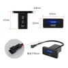 Carregador de celular USB modificado QC para ônibus grande, acendedor de cigarro de carro, carregamento rápido PD, assento de massagem 12V, ônibus Jinlong