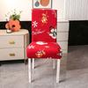 Funda de silla navideña universal para el hogar funda de silla de hotel funda de silla de comedor funda de silla elástica de una pieza funda de asiento de computadora de oficina