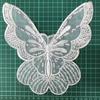 Organza Bordado Computador Miçanga Bordado Lantejoula Laço Gola Flor Roupas Vestido Corsage Feminino Acessórios Decorativos DIY