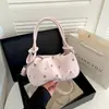 Bolso de Mano de Moda Estilo Coreano Bolso Tote Pequeño con Personalidad Nuevo Verano 2026 Estampado Floral Bolso Cuadrado Pequeño Bolso de Hombro Cruzado