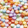 Cuentas de estrella de cinco puntas de 4 x 7 mm, cuentas sueltas acrílicas, accesorios, bola de estrella de amor, joyería, accesorios transfronterizos